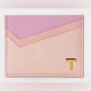 Tiffany & Co pink card holder NEW